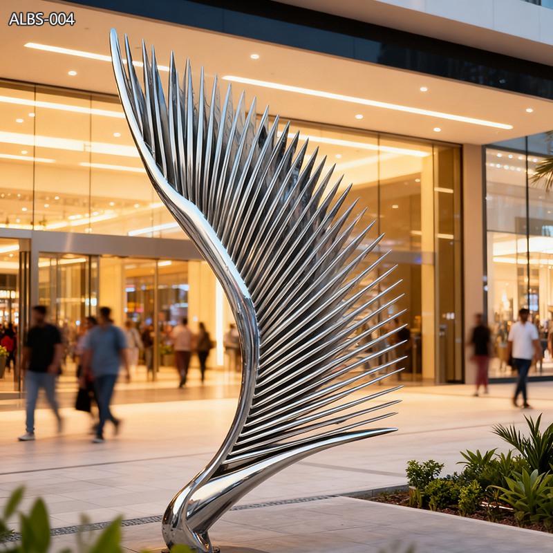 نحت أجنحة من الفولاذ المقاوم للصدأ